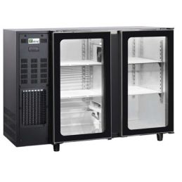 Arrière-bar réfrigéré 2 portes vitrées groupe logé (FGB125PV)
