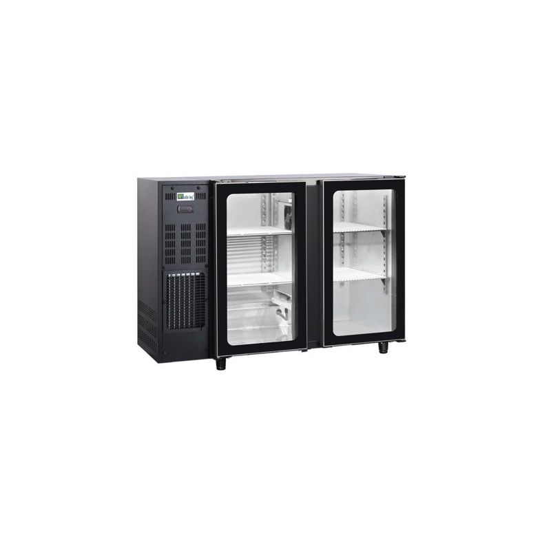 Arrière-bar réfrigéré 2 portes vitrées groupe logé (FGB125PV)
