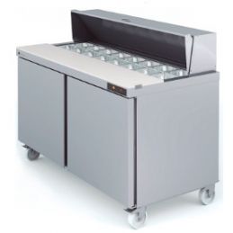 Table réfrigérée Salade avec Portes Pleines