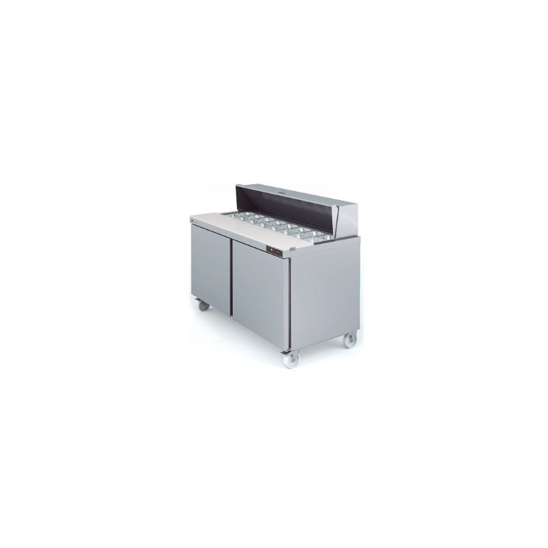 Table réfrigérée Salade avec Portes Pleines