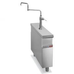 Élément neutre, module 1/4, sur soubassement, avec colonne d'eau - PASS-THROUGH