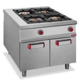 Fourneau 4 feux gaz, sur...