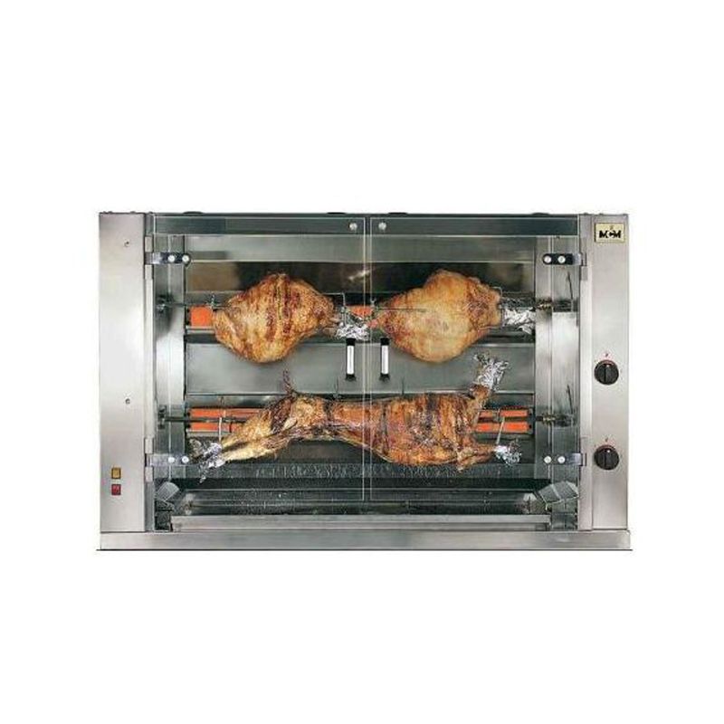 Rôtissoire électrique 2 broches pour grandes pièces – MCM