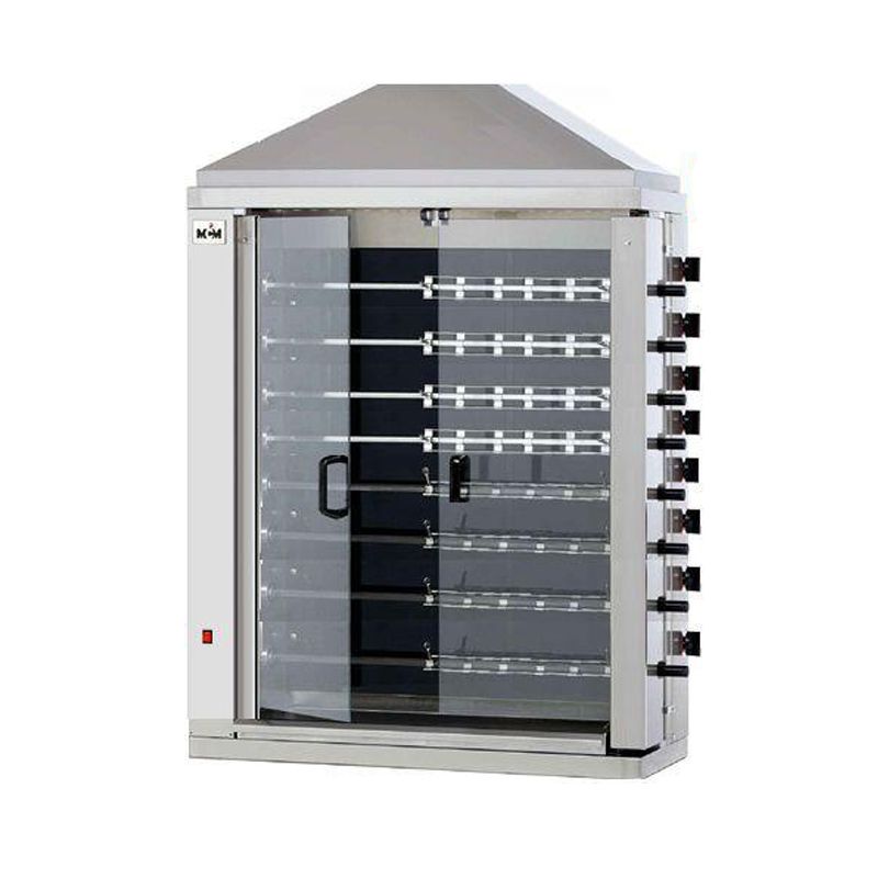 Rôtissoire Électrique 8 broches 48 poulets MCM