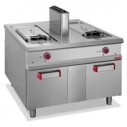 Friteuse gaz 2 cuves 18 lt...