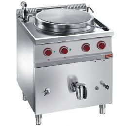 Marmite ronde électrique 50 litres, chauffage indirect