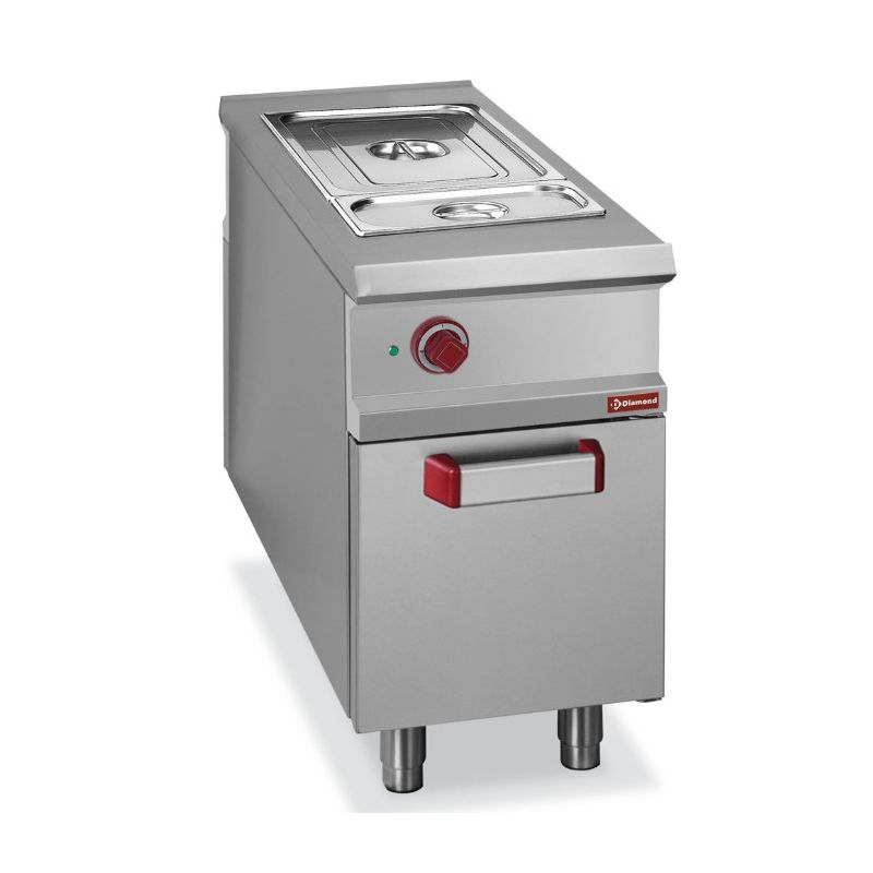 Bain-marie électrique 4x GN 1/3, sur armoire