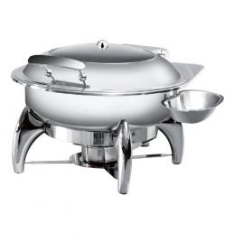 Chafing Dish inox rond à hublot 6 L ATOSA