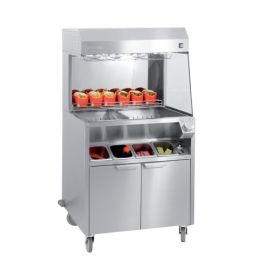 Poste de salage double chauffe 800 - Réf. CPDSDC800