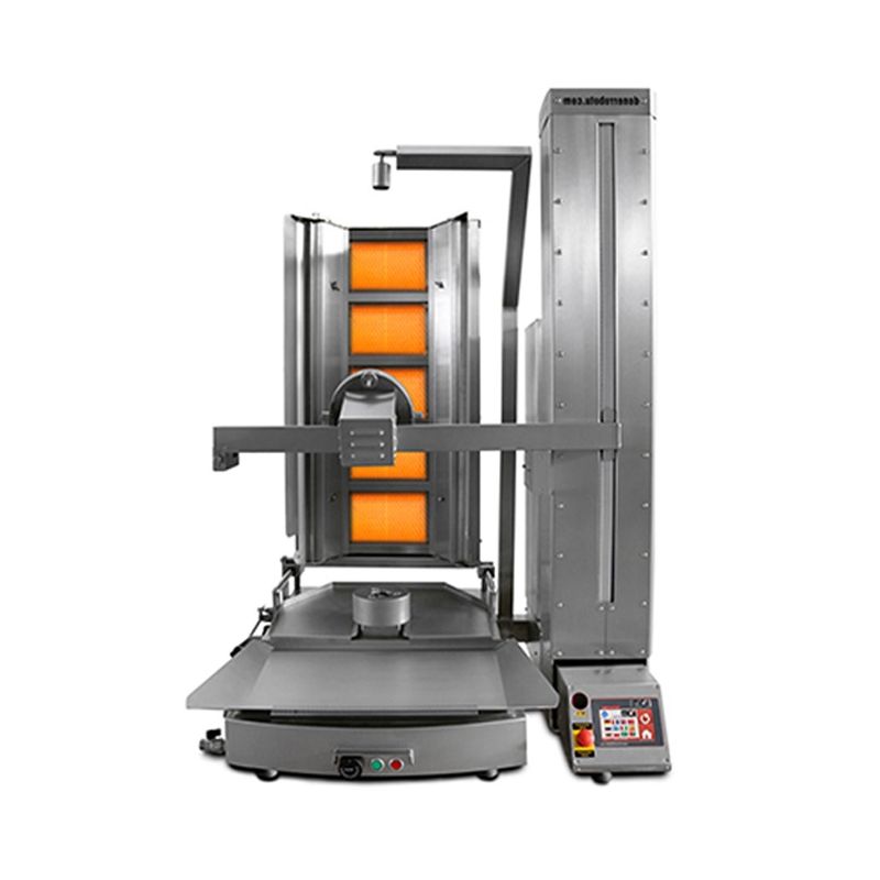Robot kebab gaz automatique avec système bain-marie IDM