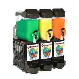 Machine-Distributeur Granita & Sorbet 3x10 L (Black) - Diamond Europe (Réf. FABY-3/CB-R2)