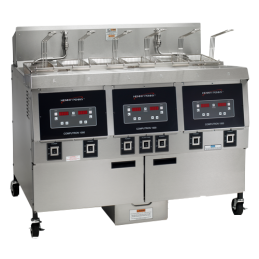 Friteuse électrique haut rendement, 3 cuves de 27L, HENNY PENNY