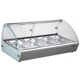 Vitrine de Présentation Maintien au Chaud pour Bac 1/3 GN x4