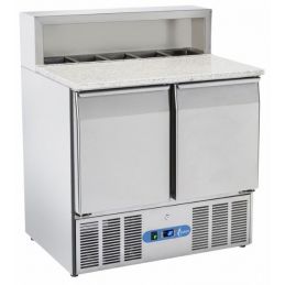 Saladette 2 portes GN1/6 en...