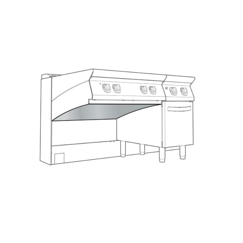 Fond pour élément à -TOP- 1200 mm