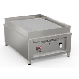 Plaque au chrome rainurée,...