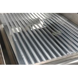 Plaque de Cuisson à Gaz en Chrome dur, Rainuree, Mirror