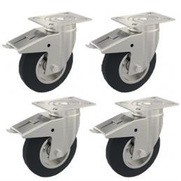 roue de la Plaque de Cuisson à Gaz en Chrome dur, Rainuree, Mirror