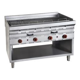 Grills à Gaz avec Déflecteurs, 4 Grilles, Grelhaço