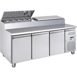 MEUBLES DE PRÉPARATIONS série star extérieurs et intérieurs inox évaporateur traité (AAS37PP)