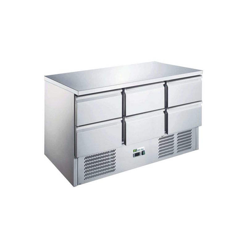 SALADETTES série star à tiroirs extérieurs et intérieurs inox (AAS903-6D)