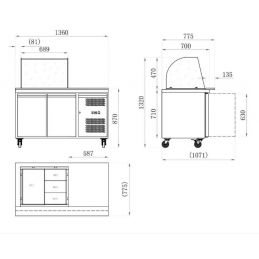 TABLES REFRIGÉRÉES (AA2PP+PS), AFI
