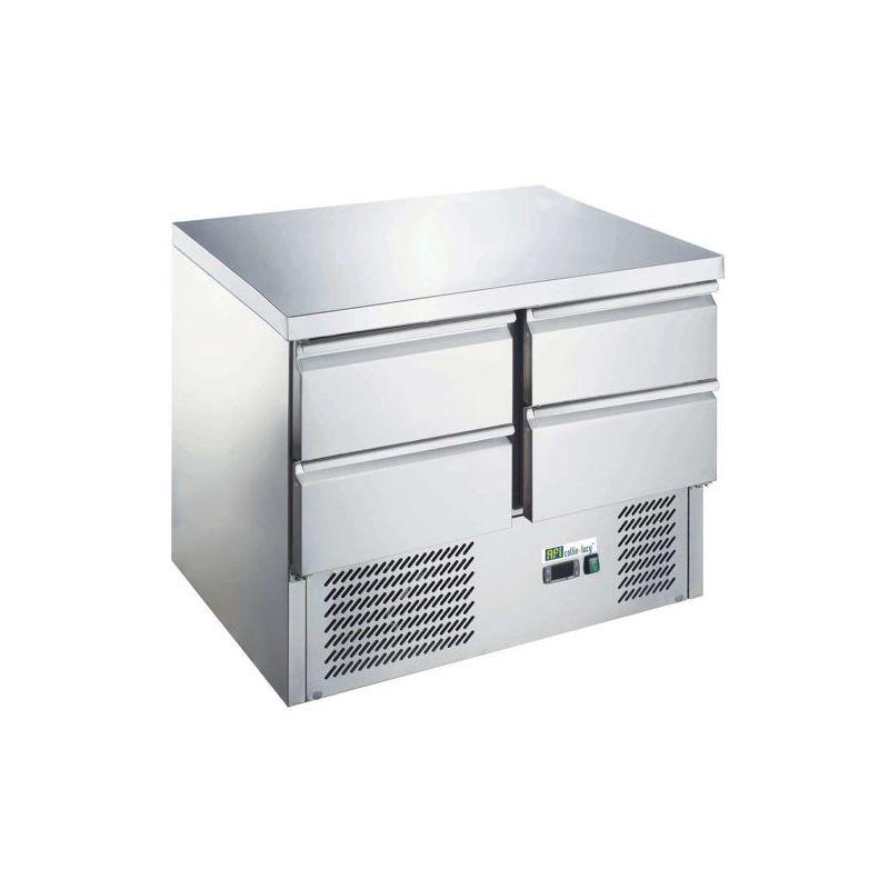 SALADETTES série star à tiroirs extérieurs et intérieurs inox (AAS901-4D), afi