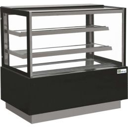 Vitrine pâtissière 395 L - Vitrage droit 3 étagères - L. 900 mm (EDEN400)