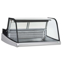 Vitrine réfrigérée à poser sans chariot pour 4 bacs GN 1/2 + 2 bacs GN 1/4 (RTW-175L)