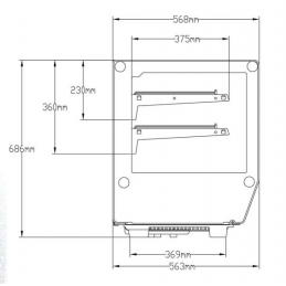 VITRINES RÉFRIGÉRÉES À POSER (RTW-120L-5), afi