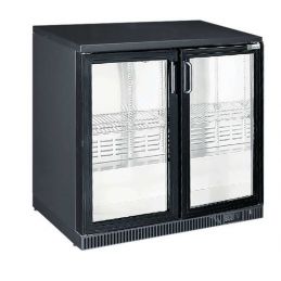 Arrière-bar réfrigéré 2 portes vitrées Battantes (C2B.X), afi