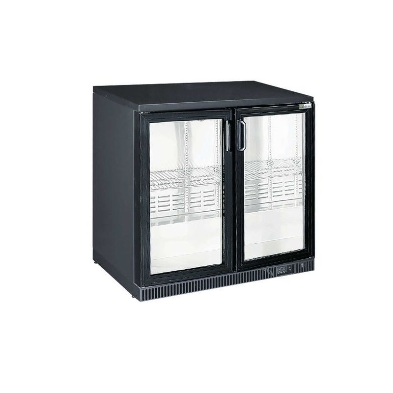 Arrière-bar réfrigéré 2 portes vitrées Battantes (C2B.X), afi