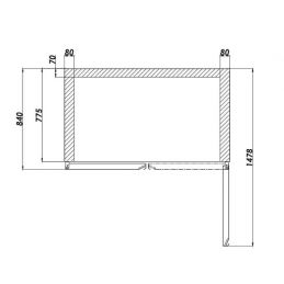 ARMOIRE RÉFRIGÉRÉE NÉGATIVE (OZ1400N), AFI