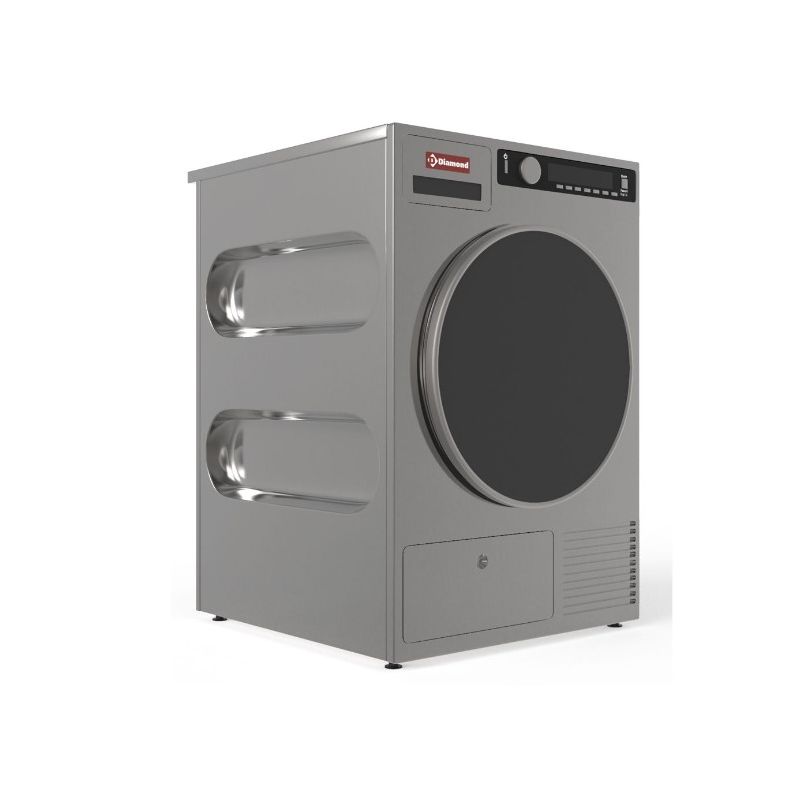 Sèche-Linge "Inox-Titanuim", avec Décharge 8 Kg