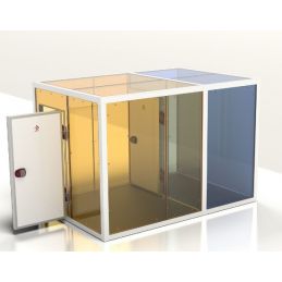 Chambre Combi ISO 100 avec Double Zone Réfrigération & Congélation – Diamond Europe (C2910/XBF-COMBI)