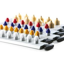 les douilles de la Dresseuse à poser avec douilles tournante (BABYDROP 400 R), MIMAC