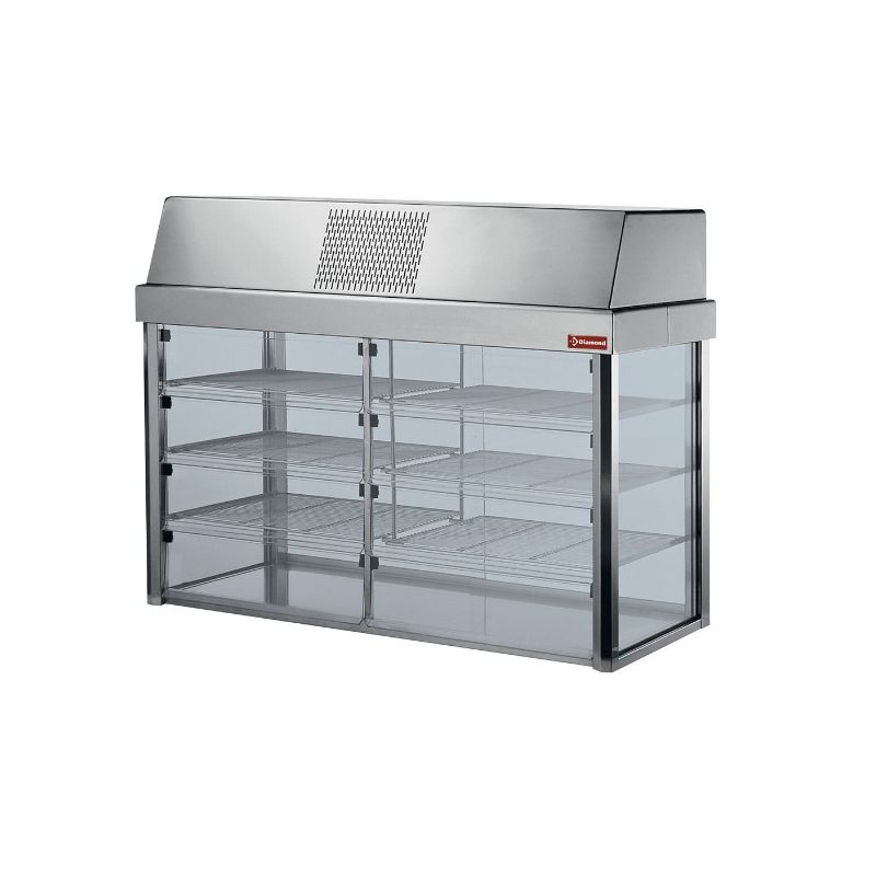 Vitrine réfrigérée avec fond, à poser (x élément 4 GN 1/1)
