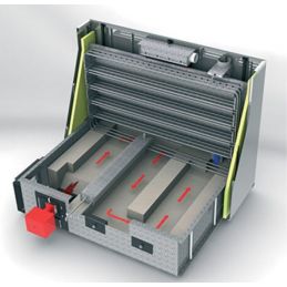 Four à sol 3 Étages 9 Bouches Gaz et Fioul PRIME, le trajet