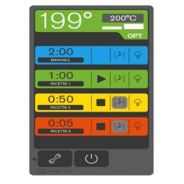 Four à sole à tubes de vapeur 6 bouches Gas/Fioul MONDIAL FORNI LE PROGRAMME