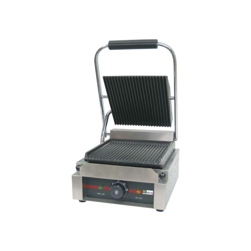 Grill de contact avec plaque rainurée 230 x 220 mm (GH811), afi
