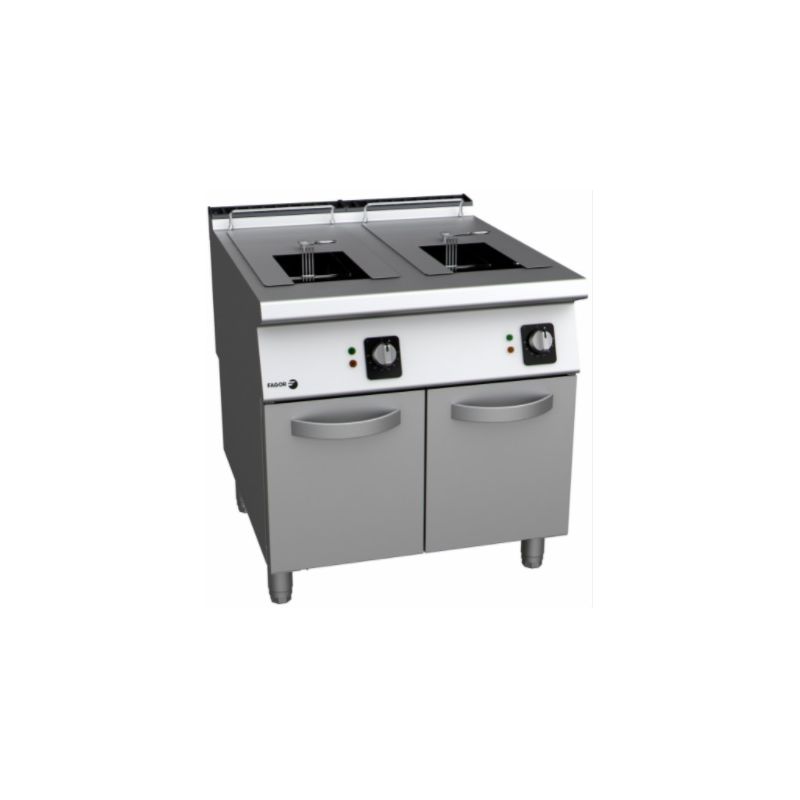 Friteuse gaz 2x21 litres, 4 paniers FAGOR
