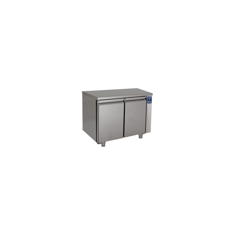 Table frigorifique ventilée, 2 portes GN 1/1, 260 litres