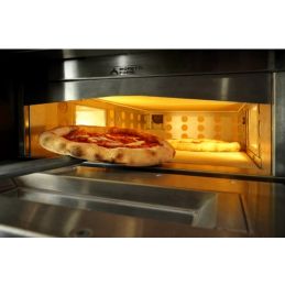 Four à pizza 2 chambres - 12 pizzas, l'intérieur