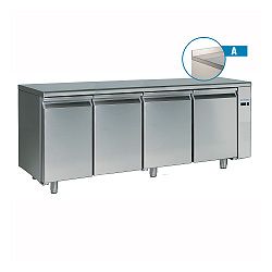 Table frigorifique ventilée (gastronorm) 4 portes GN 1/1