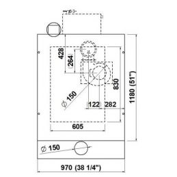 Four à pizza électrique 2 chambres 8 pizzas MORETTI FORNI