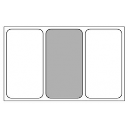 Bac gastronorme perforé GN1/3, P 20 à 200 mm, ATOSA