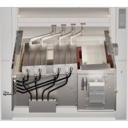 Four à sole à tubes de vapeur 3 chambres 9 bouches MONDIAL FORNI