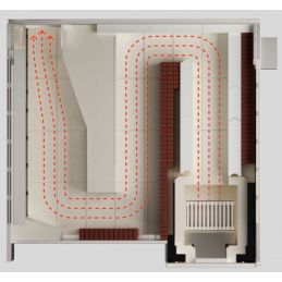 Four à sole à tubes vapeur 4 chambres 12 bouches MONDIAL FORNI