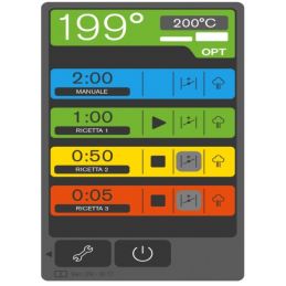 Four à sole à tubes de vapeur 4 étages 12 bouches MONDIAL FORNI