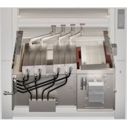 Four à sole à tubes vapeur 4 chambres 12 bouches MONDIAL FORNI